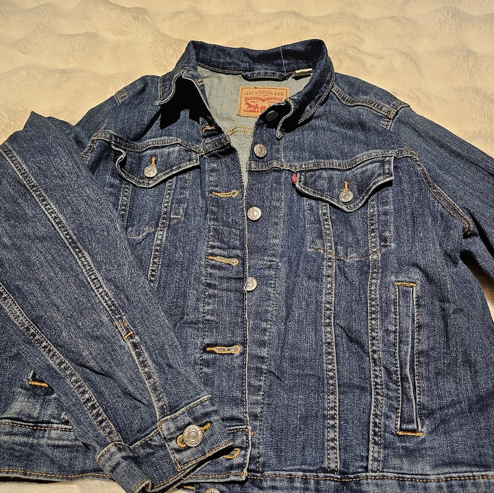 Levi's Indigo Denim Jacket Womens XL